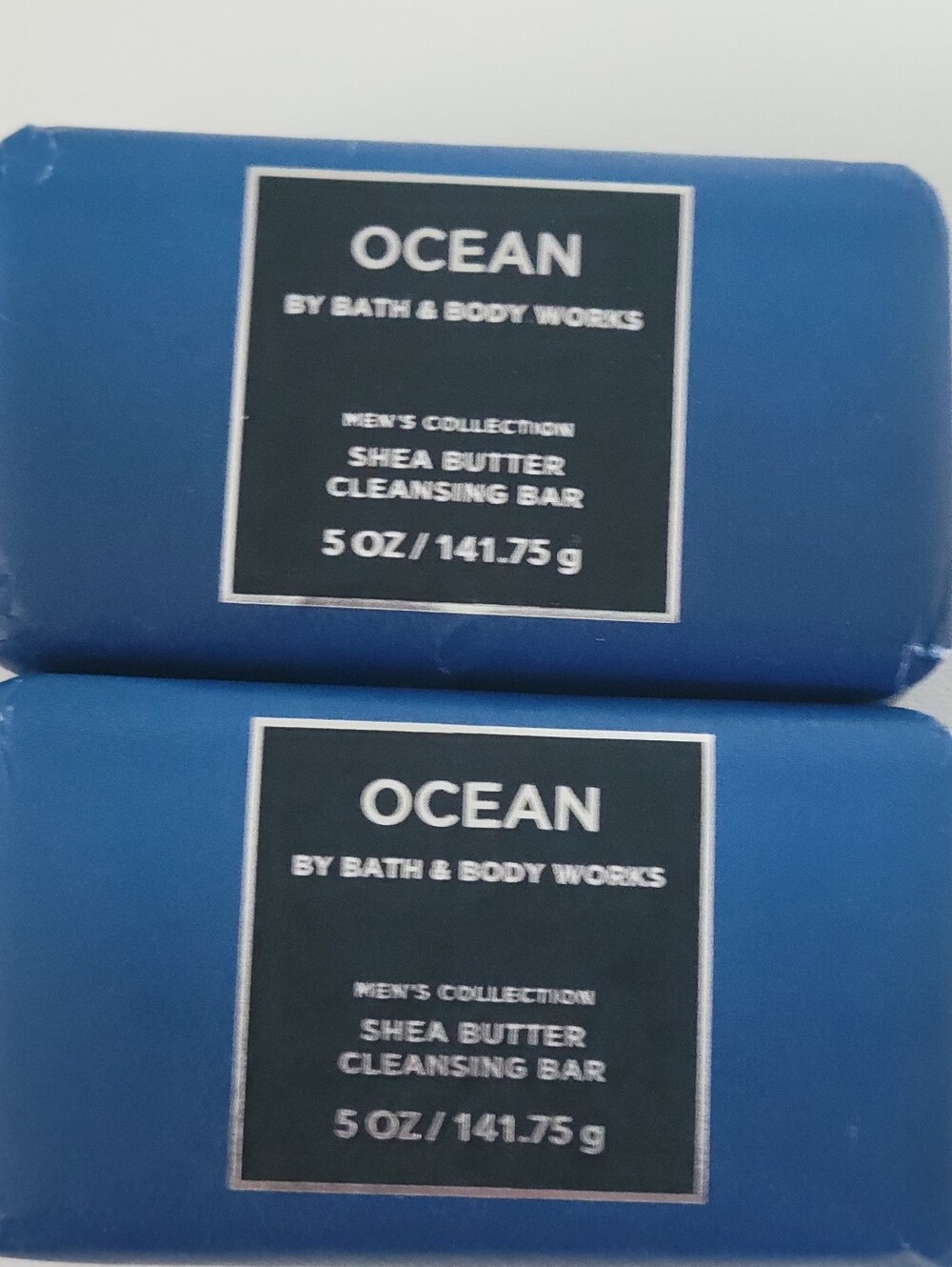 Bath & Body Works OCEAN 2PC Men’s Collection Bar Soap With Shea Butter Bundle